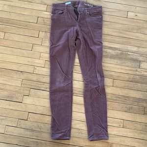 Gap extra long corduroy skinnies